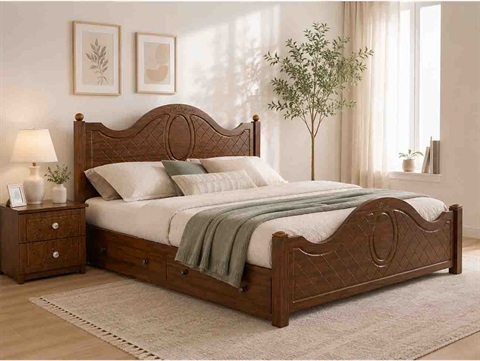 تخت خواب دونفره آرامش TD3031
